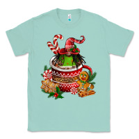 Seafoam christmas coffee afro gnome Classic Tee - FaDigitalArtStudio
