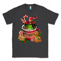 Smoke christmas coffee afro gnome Classic Tee - FaDigitalArtStudio