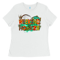White weekend hooker Ladies Tee - AdoDesignShop