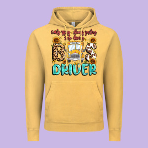 Early Rising Always Smiling Safe Driving Bus Drive Vintage Hoodie Designed By Maliassmallbusiness