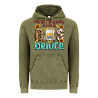 Vintage Olive early rising always smiling safe driving bus drive Vintage Hoodie - MaliasSmallBusiness
