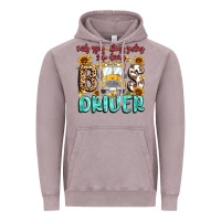 Vintage Zinc early rising always smiling safe driving bus drive Vintage Hoodie - MaliasSmallBusiness