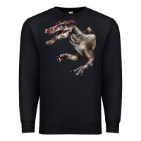 Black Spinosaurus Face Premium Sweatshirt - LillyAllenDesigns