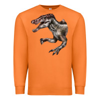 Carrot Spinosaurus Face Premium Sweatshirt - LillyAllenDesigns