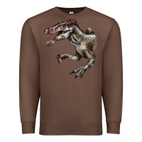 Chestnut Spinosaurus Face Premium Sweatshirt - LillyAllenDesigns