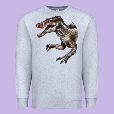 Spinosaurus Face Premium Sweatshirt Designed By Lillyallendesigns