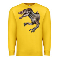 Lemon Spinosaurus Face Premium Sweatshirt - LillyAllenDesigns