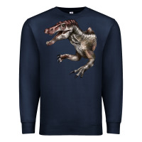 Navy Spinosaurus Face Premium Sweatshirt - LillyAllenDesigns