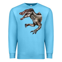 Ocean Blue Spinosaurus Face Premium Sweatshirt - LillyAllenDesigns