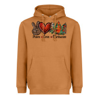 Meerkat Peace love western christmas trees Heavyweight Hoodie - Jasminsmagicworld