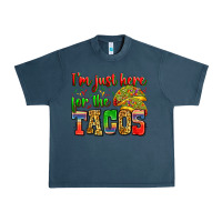 Midnight Navy i'm just here for the tacos Urban Heavy Tee - Zillion Design Studio