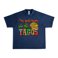 Navy i'm just here for the tacos Urban Heavy Tee - Zillion Design Studio