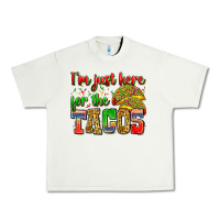 Pistachio i'm just here for the tacos Urban Heavy Tee - Zillion Design Studio