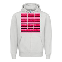 Dove Grey valentines day zebra stripes seamless pattern Zipper Hoodie - BundleAndBundleShop