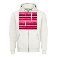 Oatmeal Heather valentines day zebra stripes seamless pattern Zipper Hoodie - BundleAndBundleShop