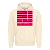 Sandshell valentines day zebra stripes seamless pattern Zipper Hoodie - BundleAndBundleShop