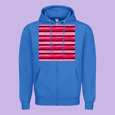 Valentines Day Zebra Stripes Seamless Pattern Zipper Hoodie Designed By Bundleandbundleshop