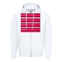 White valentines day zebra stripes seamless pattern Zipper Hoodie - BundleAndBundleShop