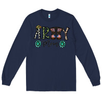 Navy army mom Long Sleeve Tee - SublimationCraftShop