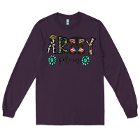 Plum army mom Long Sleeve Tee - SublimationCraftShop