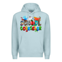 Blue Mist school counselor Premium Hoodie - NancyCooperArtShop
