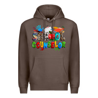 Coffee school counselor Premium Hoodie - NancyCooperArtShop
