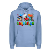 Colony Blue school counselor Premium Hoodie - NancyCooperArtShop