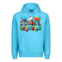 Ocean Blue school counselor Premium Hoodie - NancyCooperArtShop