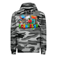 Slate Camo school counselor Premium Hoodie - NancyCooperArtShop