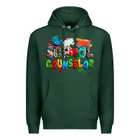 Sports Green school counselor Premium Hoodie - NancyCooperArtShop