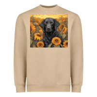 Mushroom black lab Heavyweight Sweatshirt - Unal Design