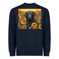 Navy black lab Heavyweight Sweatshirt - Unal Design
