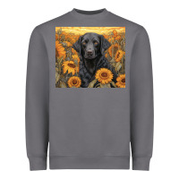 Storm black lab Heavyweight Sweatshirt - Unal Design