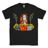 Black Fall Cow Classic Tee - CowhideDigitalArt