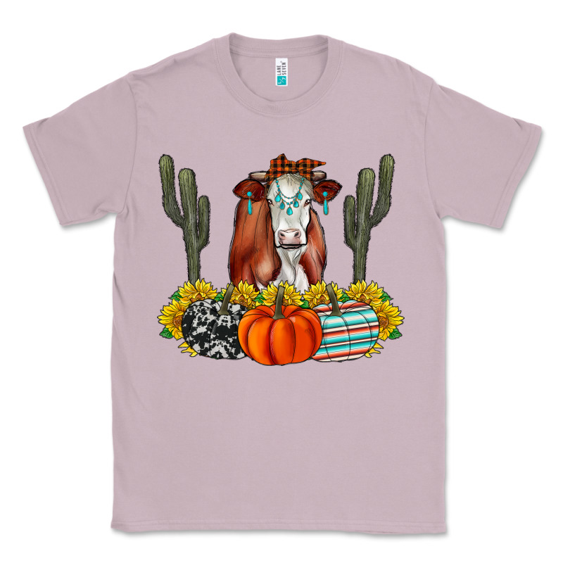 Fall Cow Classic Tee by CowhideDigitalArt | Teevron