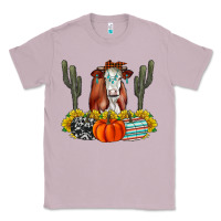 Lilac Fall Cow Classic Tee - CowhideDigitalArt