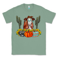 Sage Fall Cow Classic Tee - CowhideDigitalArt