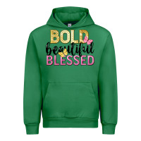 Emerald bold beautiful blessed Urban Hoodie - LillyAllenDesigns