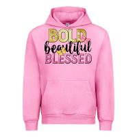 Fuchsia Pink bold beautiful blessed Urban Hoodie - LillyAllenDesigns