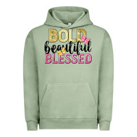Pigment Oil Green bold beautiful blessed Urban Hoodie - LillyAllenDesigns
