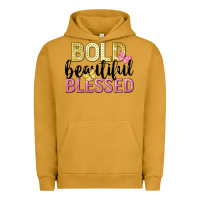 Pigment Peanut Butter bold beautiful blessed Urban Hoodie - LillyAllenDesigns