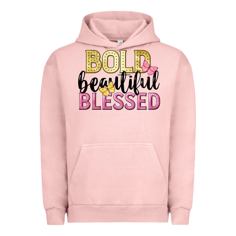 Bold Beautiful Blessed Urban Hoodie by LillyAllenDesigns | Teevron
