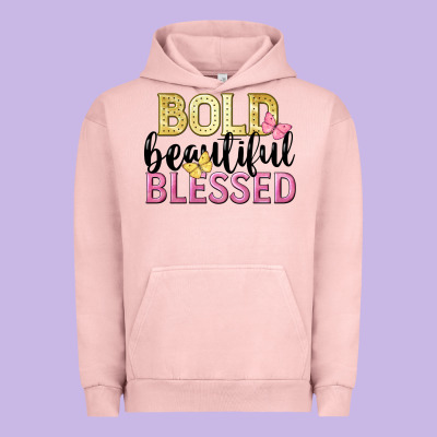 Bold Beautiful Blessed Urban Hoodie Designed By Lillyallendesigns