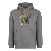 Storm baby hippo Heavyweight Hoodie - LillyAllenDesigns