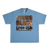 Pebble Blue young black free ish Urban Heavy Tee - Zillion Design Studio