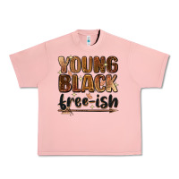 Young Black Free Ish Urban Heavy Tee | Teevron