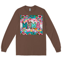 Chestnut Easter Mama Leopard tumbler Easter Day Long Sleeve Tee - Neo Western