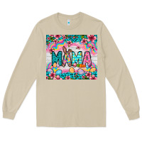 Mushroom Easter Mama Leopard tumbler Easter Day Long Sleeve Tee - Neo Western