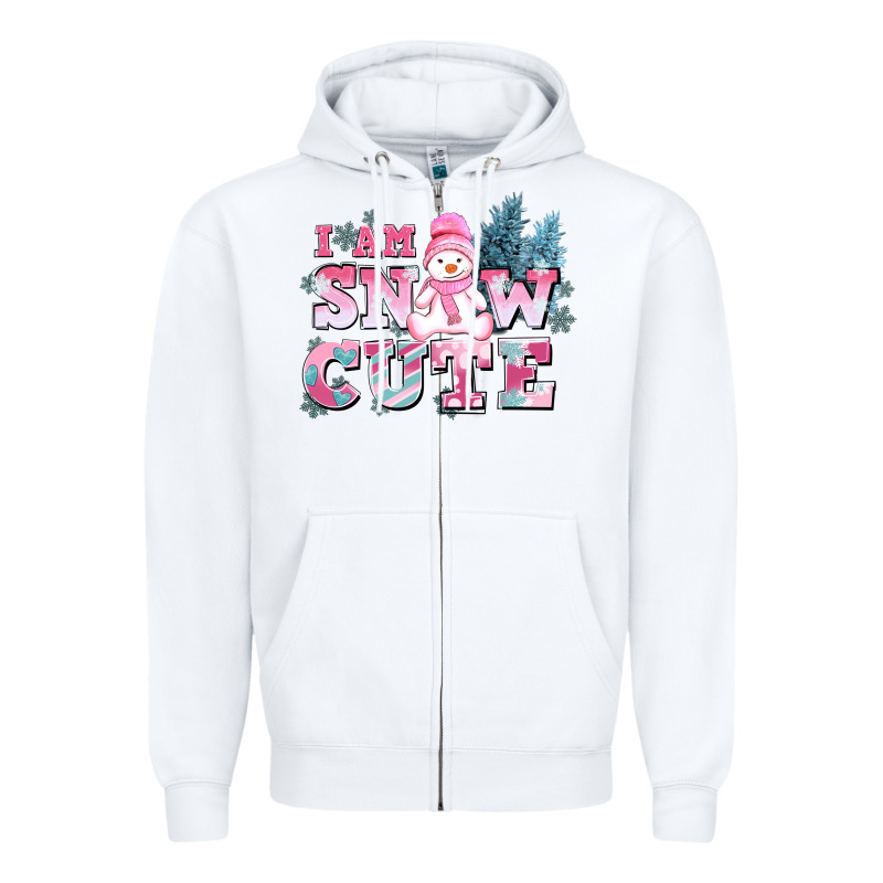 I Am Snow Cute Zipper Hoodie by AdoDesignShop | Teevron