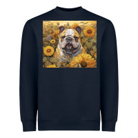 Navy bulldog Heavyweight Sweatshirt - Unal Design